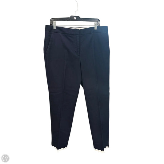 Pants Cropped By Talbots In Navy, Size: 12