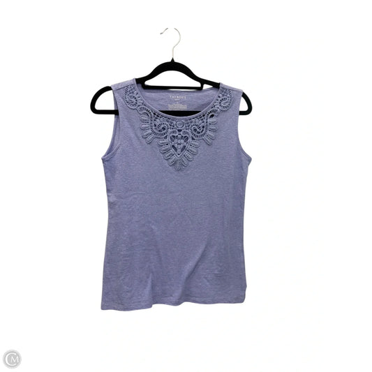 Tank Top By Talbots In Purple, Size: Sp