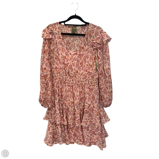 Dress Casual Short By Taylor In Floral Print, Size: M