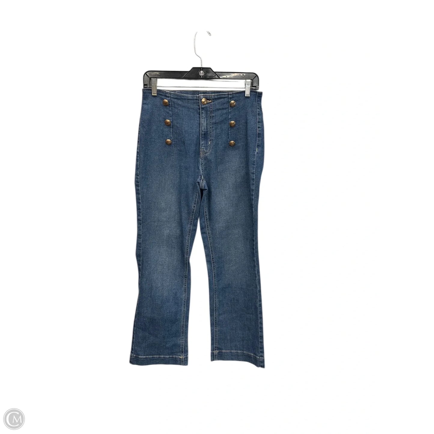 Jeans Cropped By Cato In Blue Denim, Size: 6