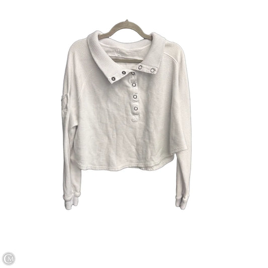 Top Long Sleeve By Free People In White, Size: M