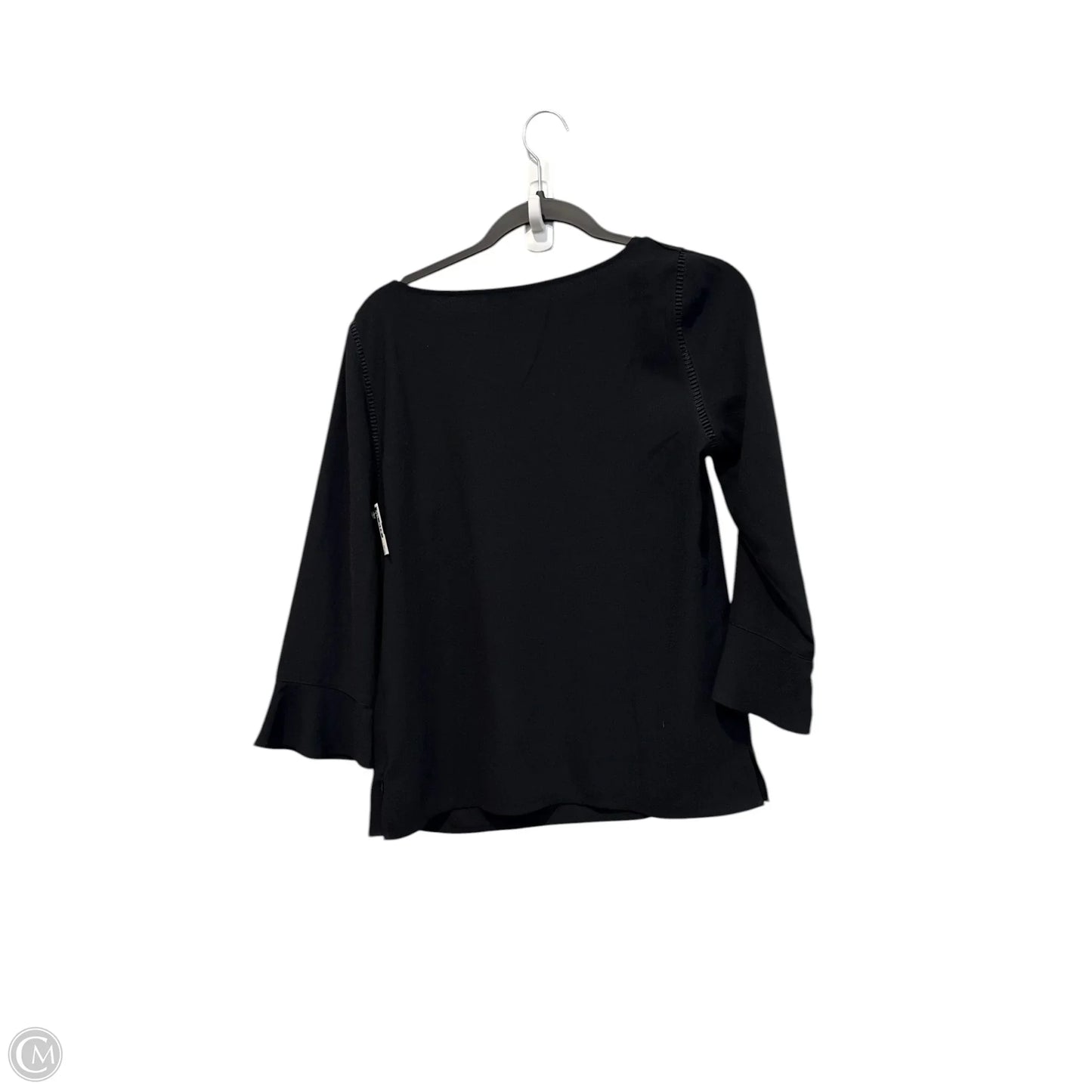 Top 3/4 Sleeve By Talbots In Black, Size: Xs