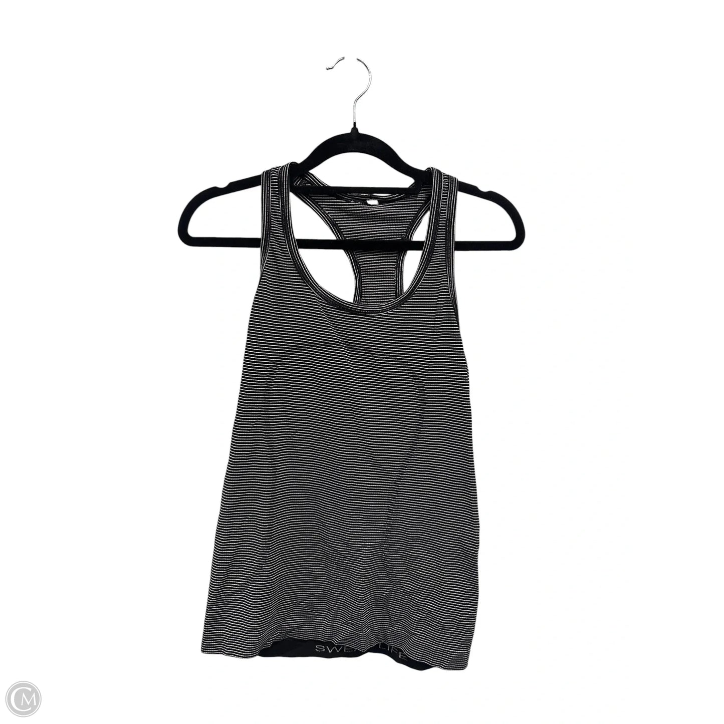 Athletic Tank Top By Lululemon In Striped Pattern, Size: S