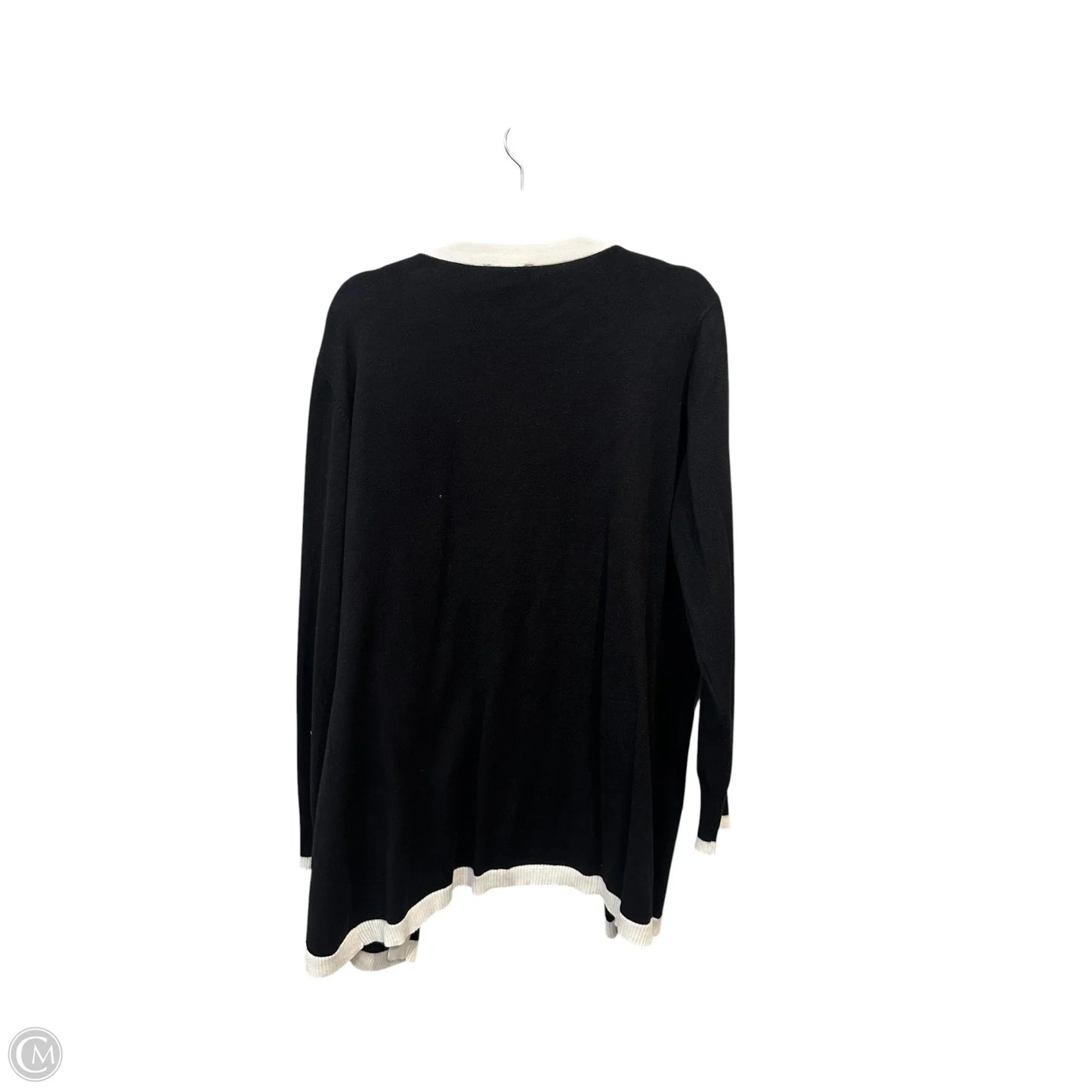 Cardigan Designer By Neiman Marcus In Black, Size: Xl