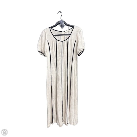 Dress Casual Midi By Illa Illa In Cream, Size: M
