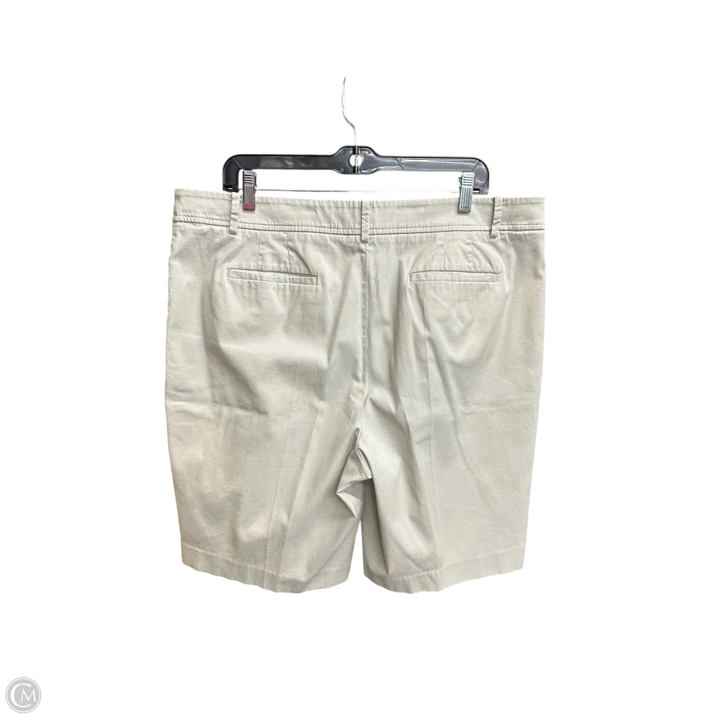 Shorts By Talbots In Cream, Size: 18