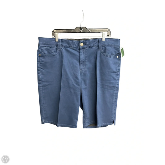 Shorts By Liz Claiborne In Navy, Size: 18