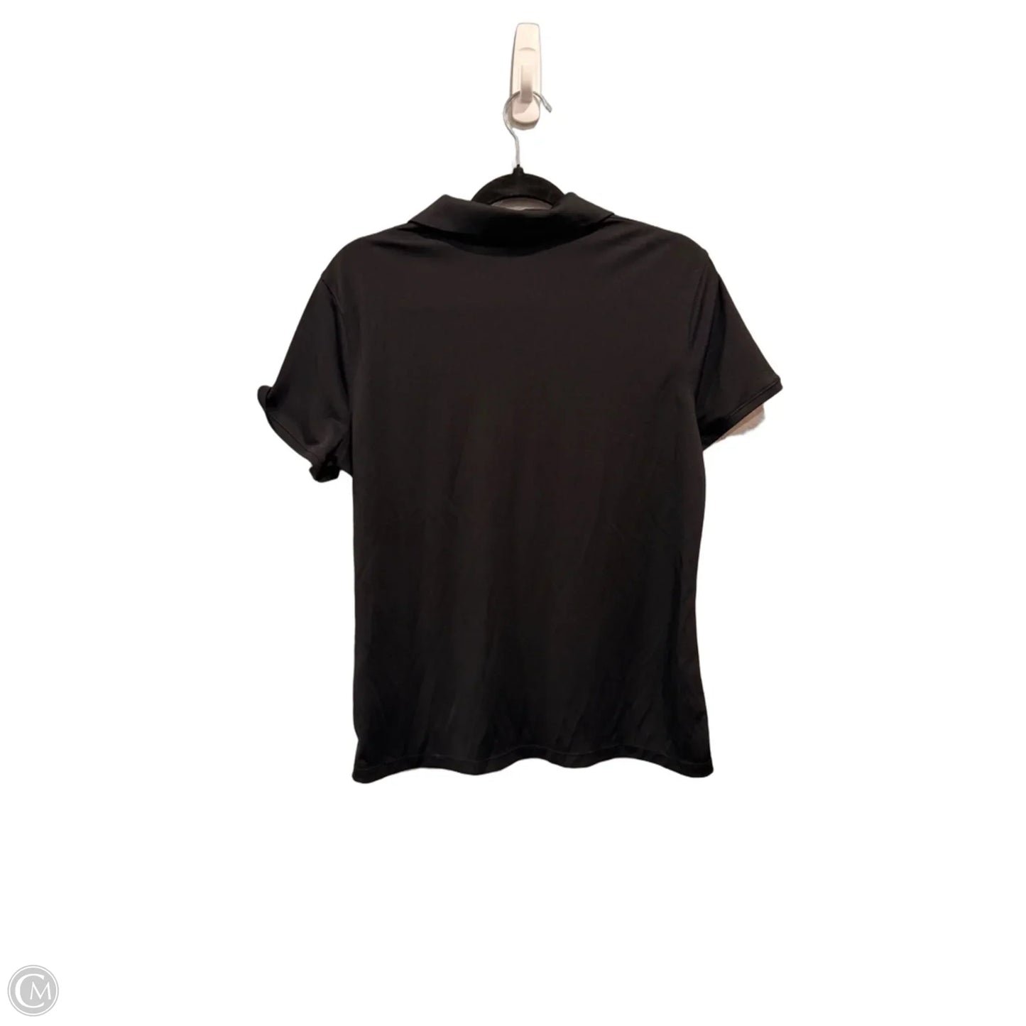 Athletic Top Short Sleeve By Nike Apparel In Black, Size: L