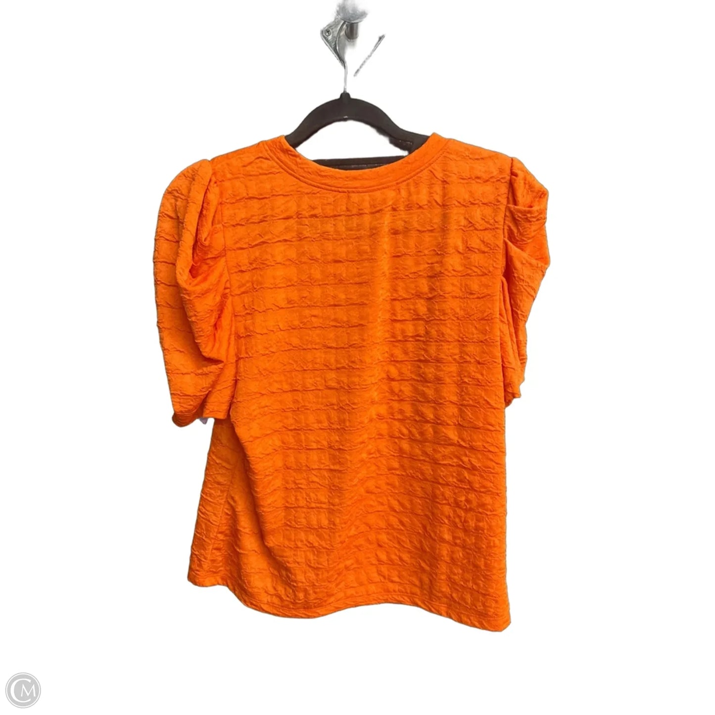 Top Short Sleeve By Ces Femme In Orange, Size: L