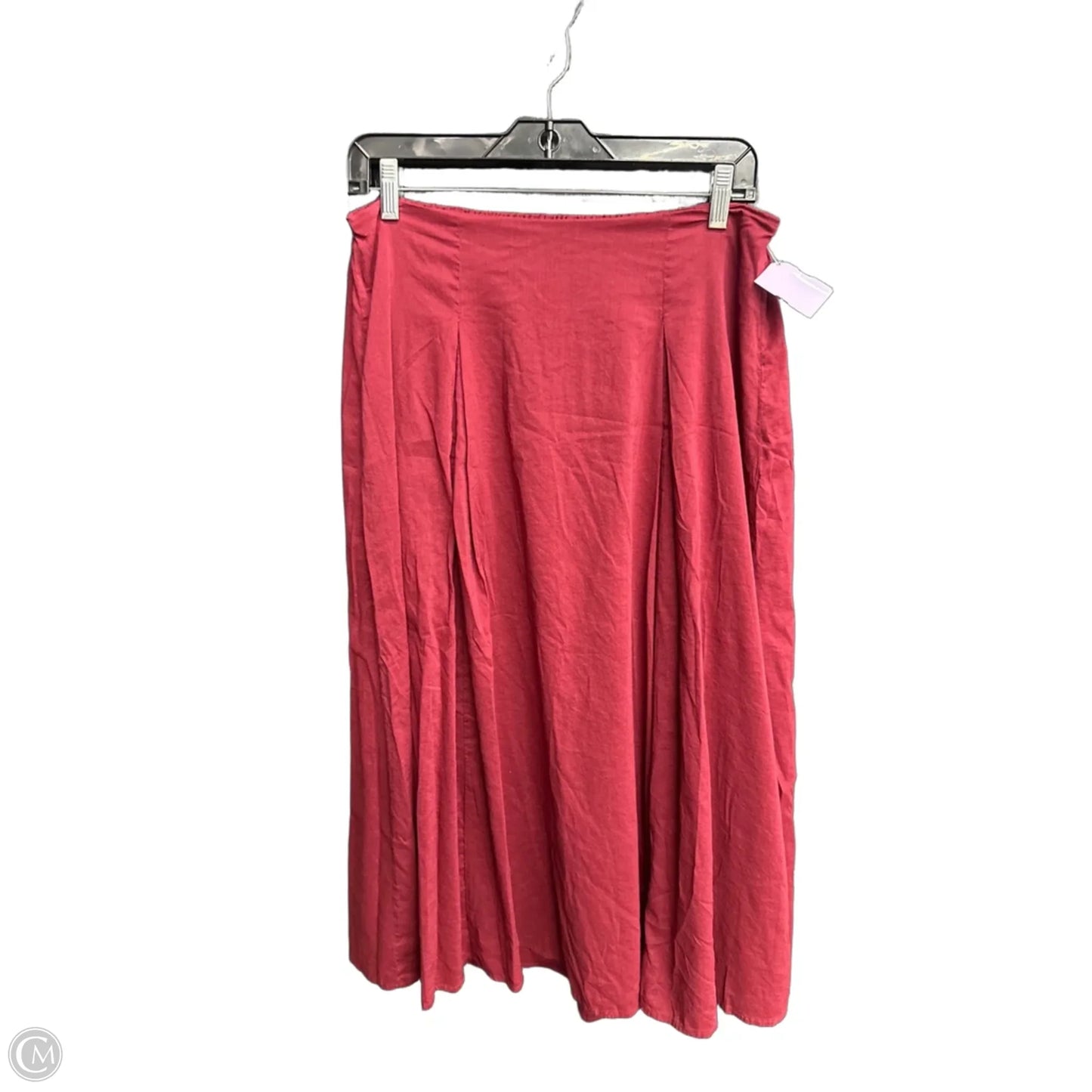 Skirt Midi By A New Day In Maroon, Size: 8