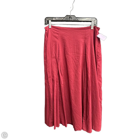Skirt Midi By A New Day In Maroon, Size: 8