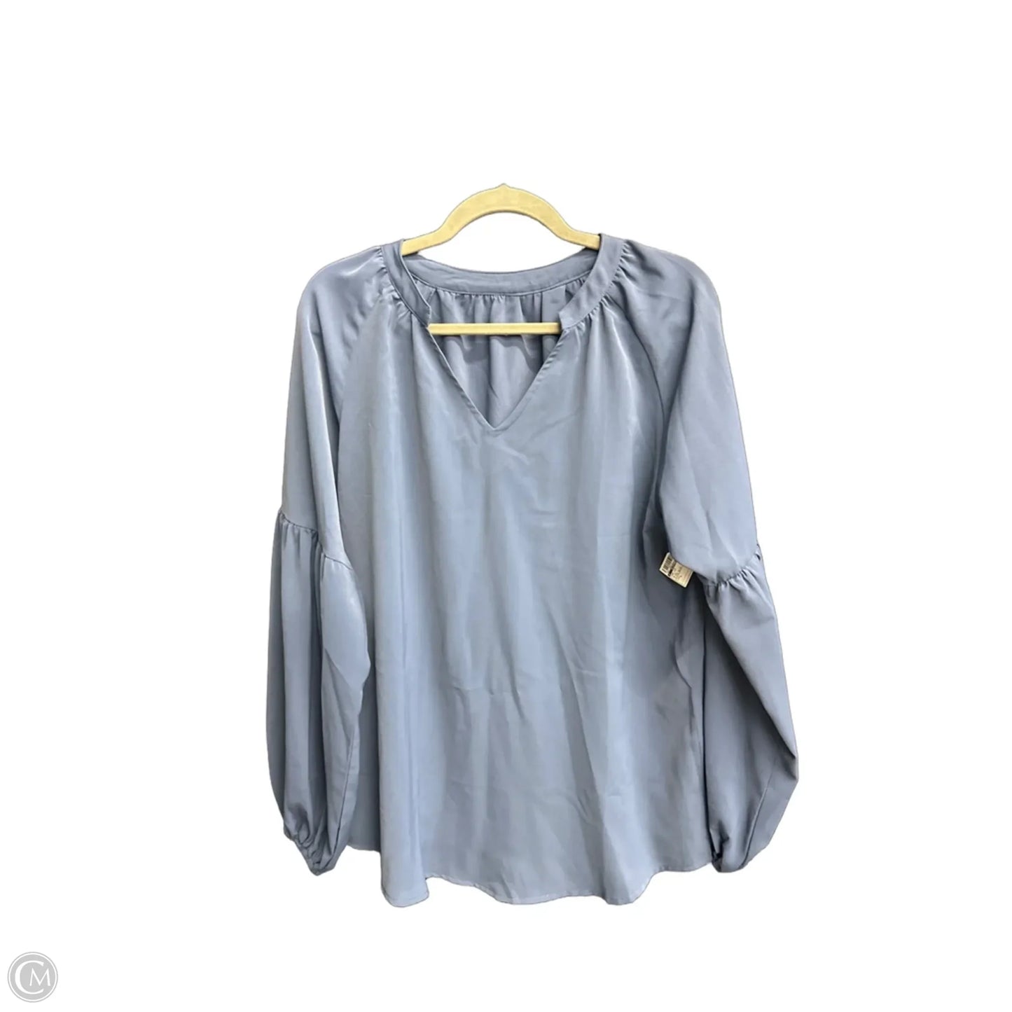 Top Long Sleeve By Clothes Mentor In Blue, Size: L