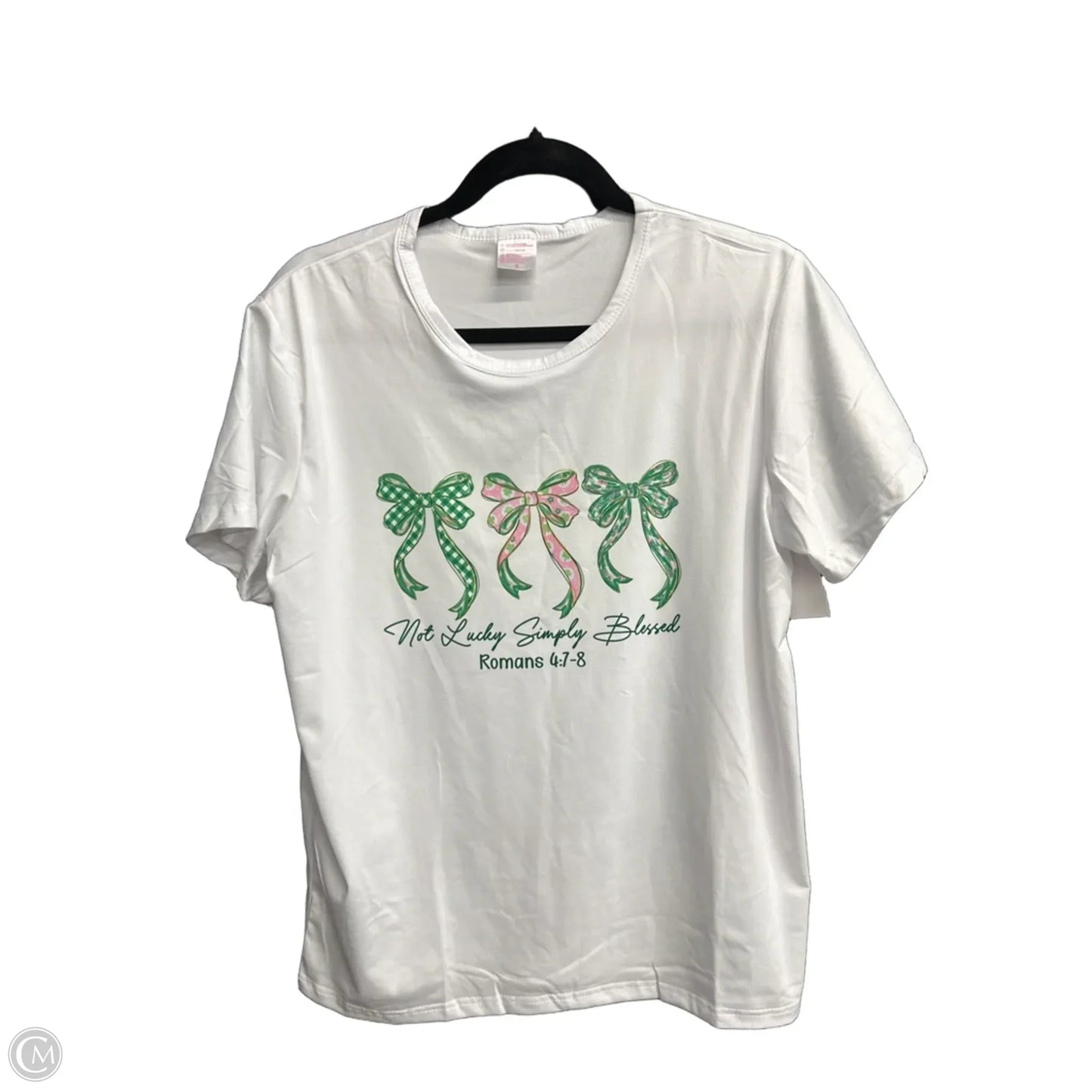Top Short Sleeve Basic By Clothes Mentor In White, Size: S