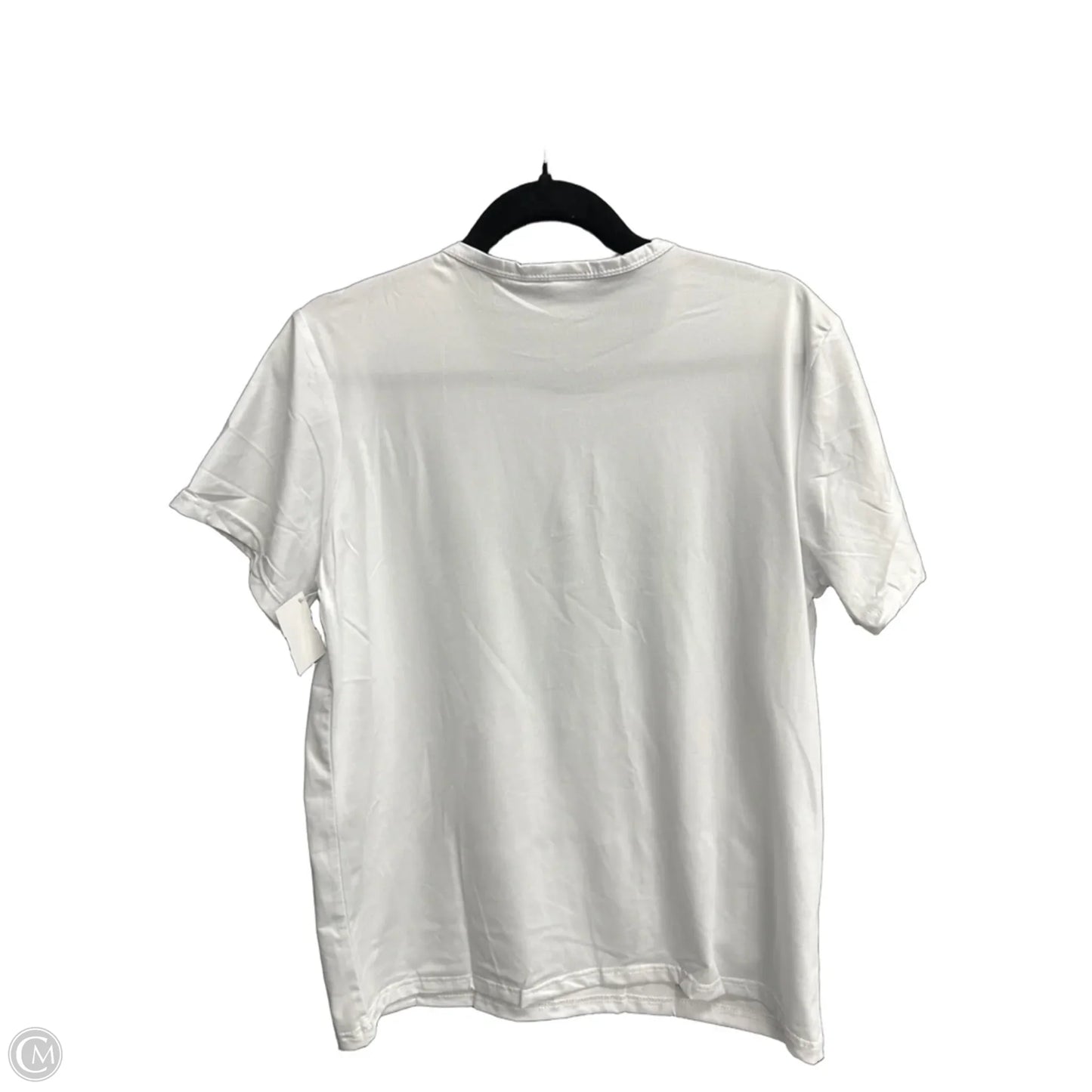 Top Short Sleeve Basic By Clothes Mentor In White, Size: S