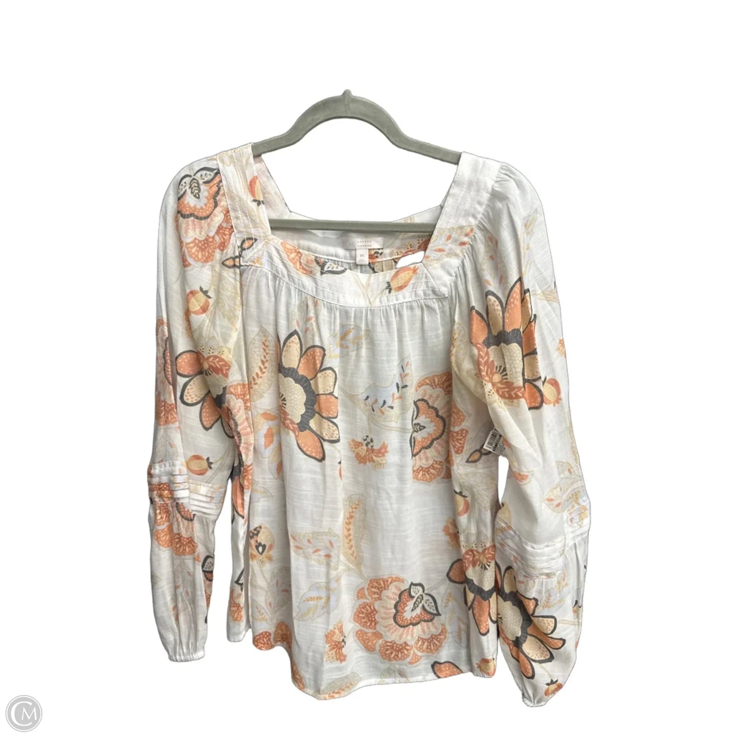 Top Long Sleeve By Lc Lauren Conrad In Floral Print, Size: M
