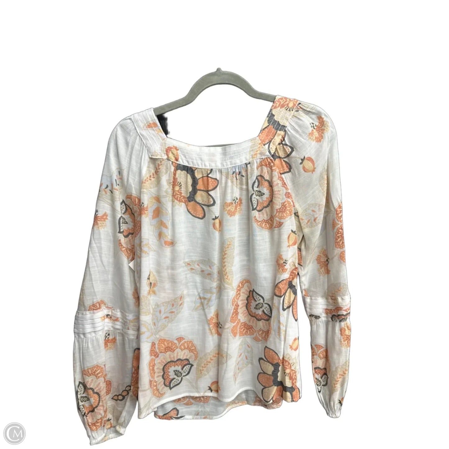 Top Long Sleeve By Lc Lauren Conrad In Floral Print, Size: M