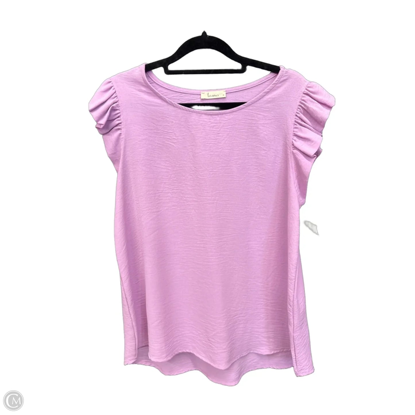 Top Sleeveless By Les Amis In Purple, Size: M