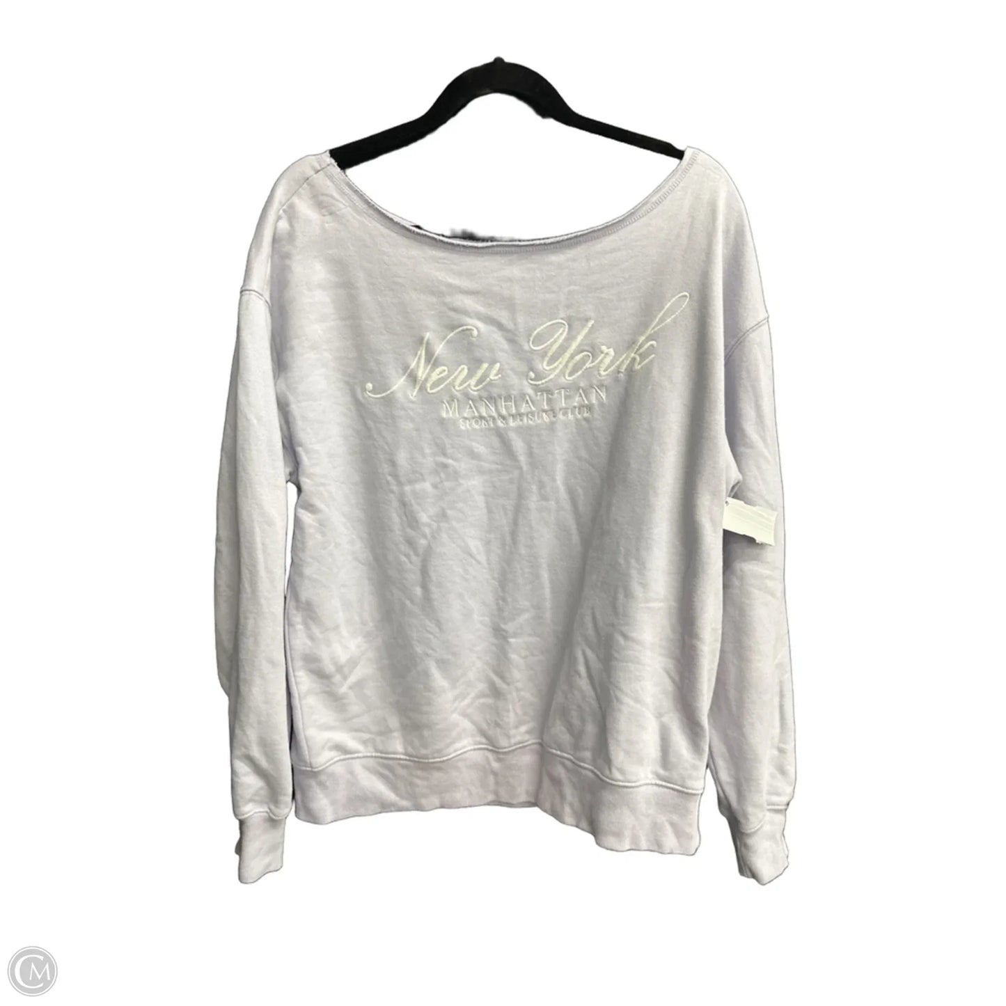Sweatshirt Crewneck By Aeropostale In Purple, Size: S