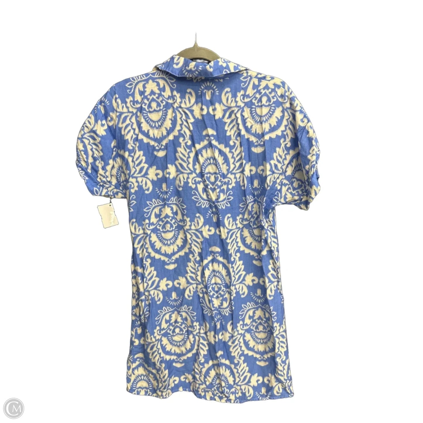 Dress Casual Short By Thml In Blue & White, Size: Xs