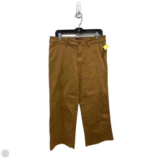 Jeans Cropped By Kut In Brown Denim, Size: 12