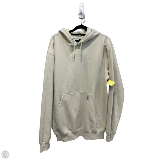 Sweatshirt Hoodie By Carhartt In Green, Size: M