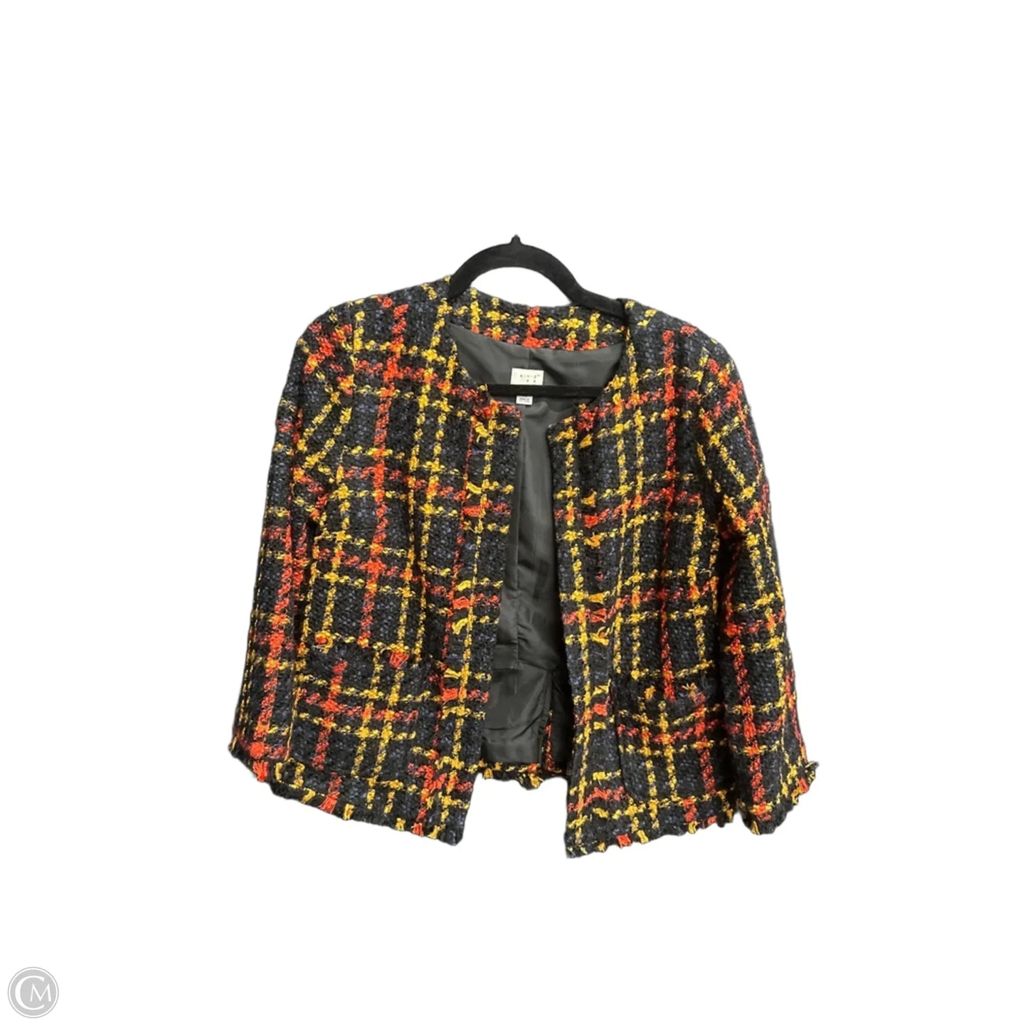 Jacket Other By A New Day In Plaid Pattern, Size: Xs
