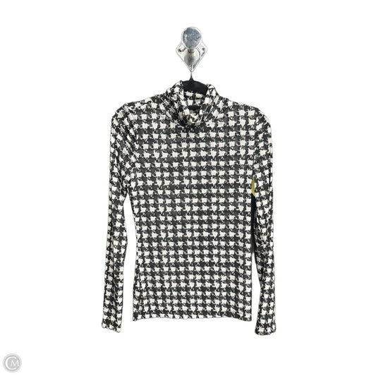 Top Long Sleeve By Philosophy In Black & White, Size: Xs