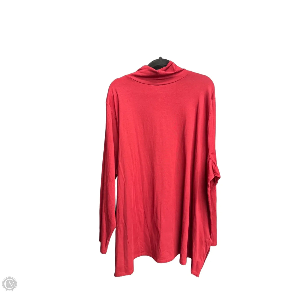 Top Long Sleeve Basic By J. Jill In Red, Size: 3x