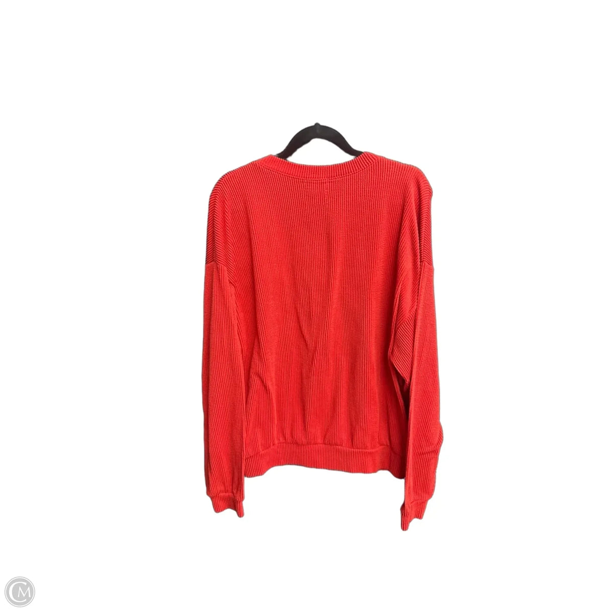 Top Long Sleeve Basic By Bucketlist In Red, Size: Xl