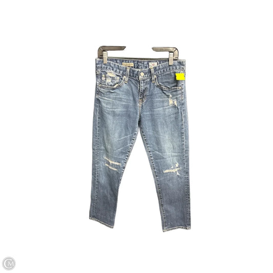 Jeans Boyfriend By Adriano Goldschmied In Blue Denim, Size: 4