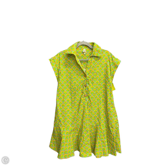 Dress Casual Short By Uncle Frank In Green & Orange, Size: Xs