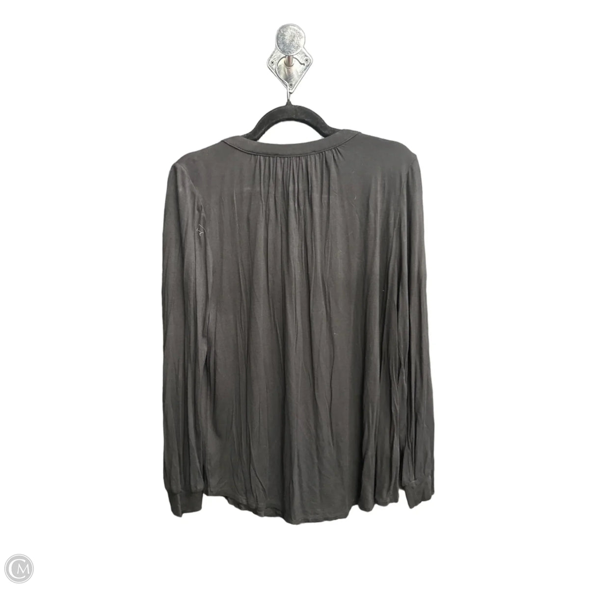 Blouse Long Sleeve By Loft In Black, Size: M