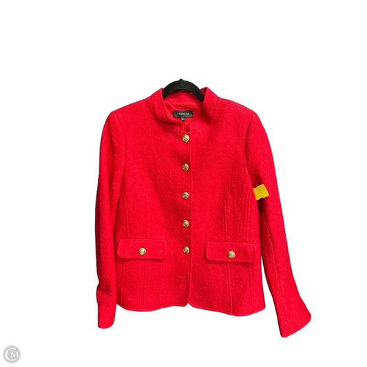 Coat Peacoat By Talbots In Red, Size: M