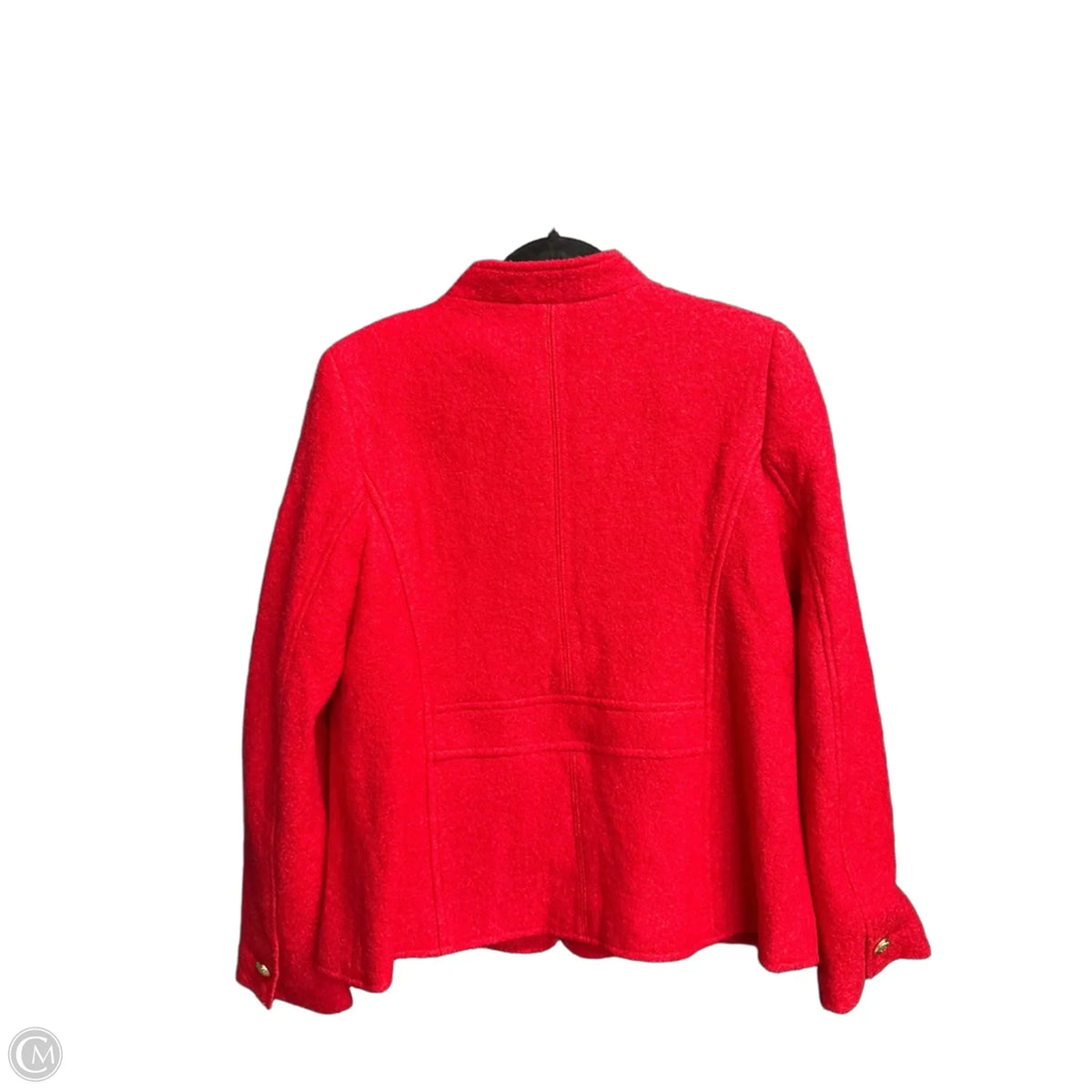 Coat Peacoat By Talbots In Red, Size: M