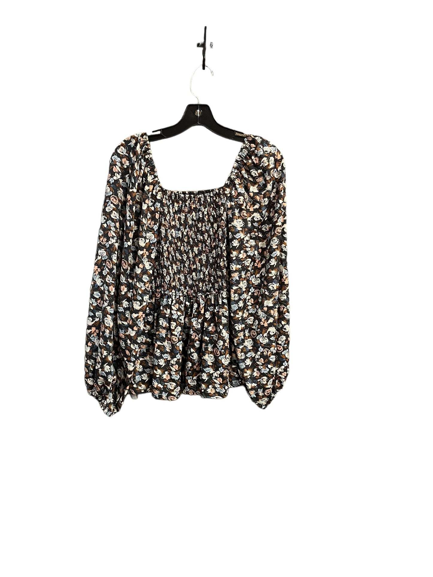 Top Long Sleeve By Hayden La In Floral Print, Size: S