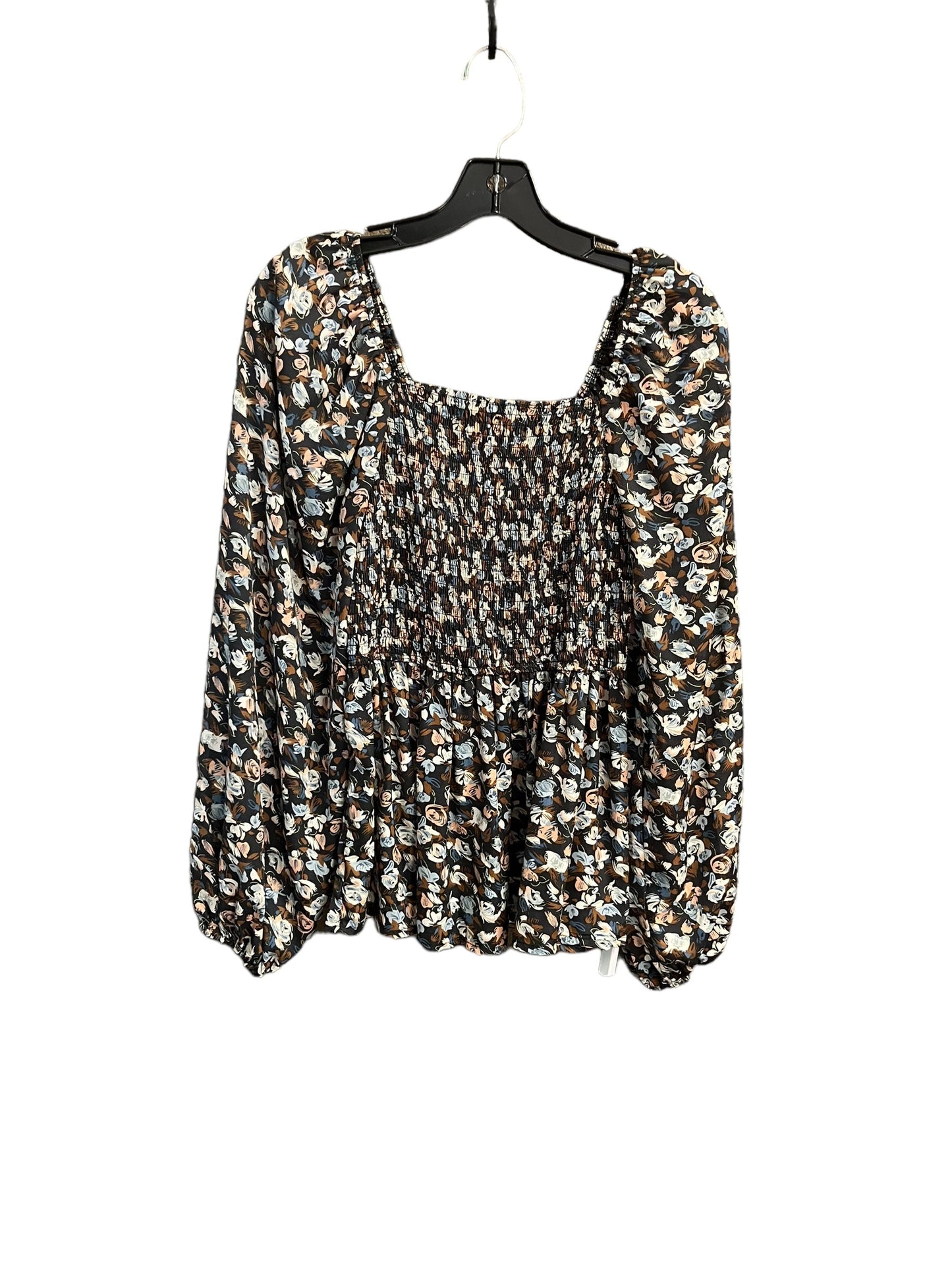 Top Long Sleeve By Hayden La In Floral Print, Size: S