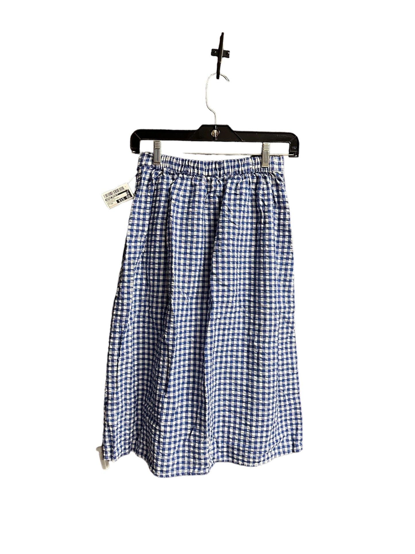 Checkered Pattern Skirt Midi Banana Republic, Size Xs