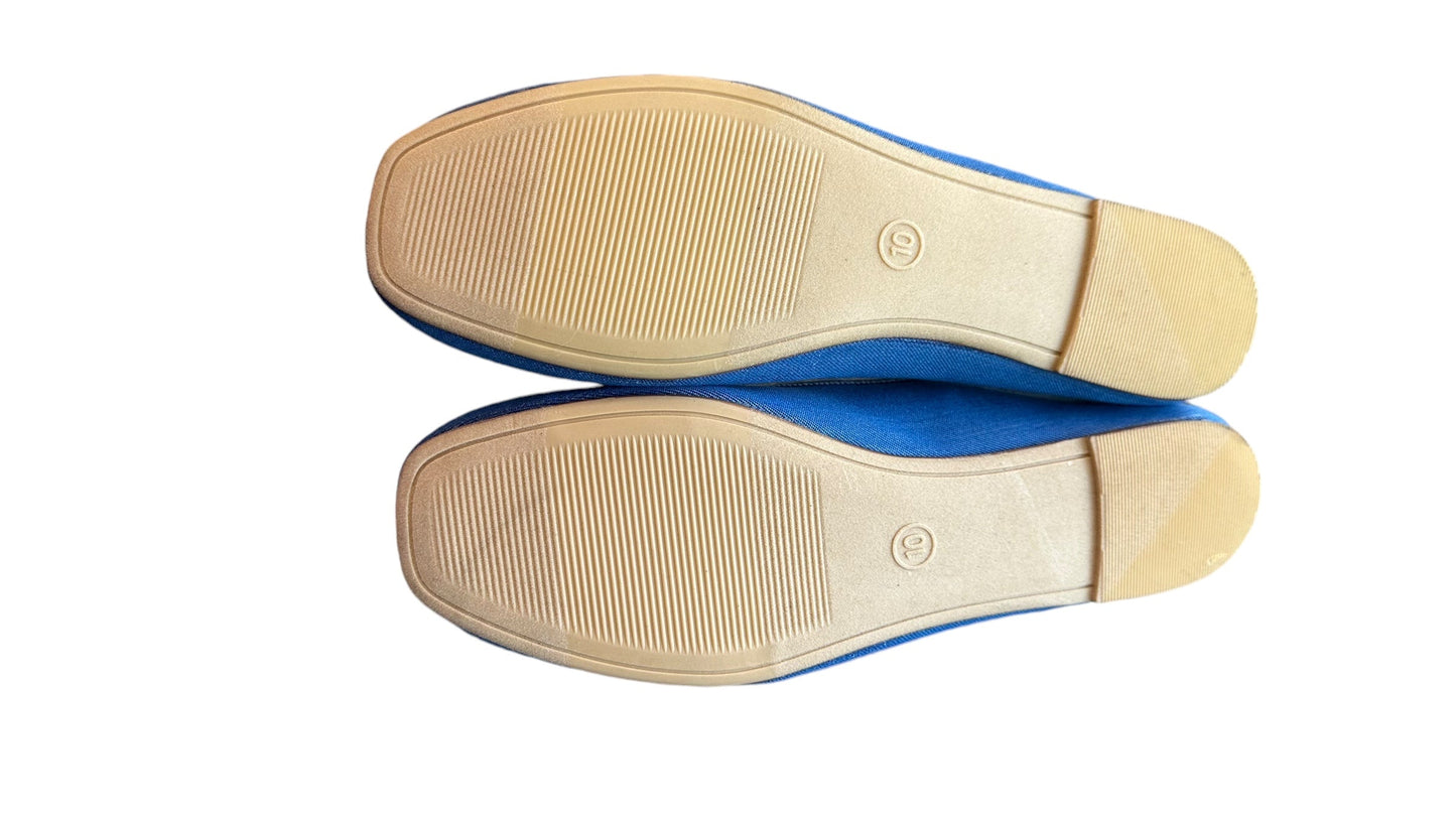 Shoes Flats By A New Day In Blue, Size: 10