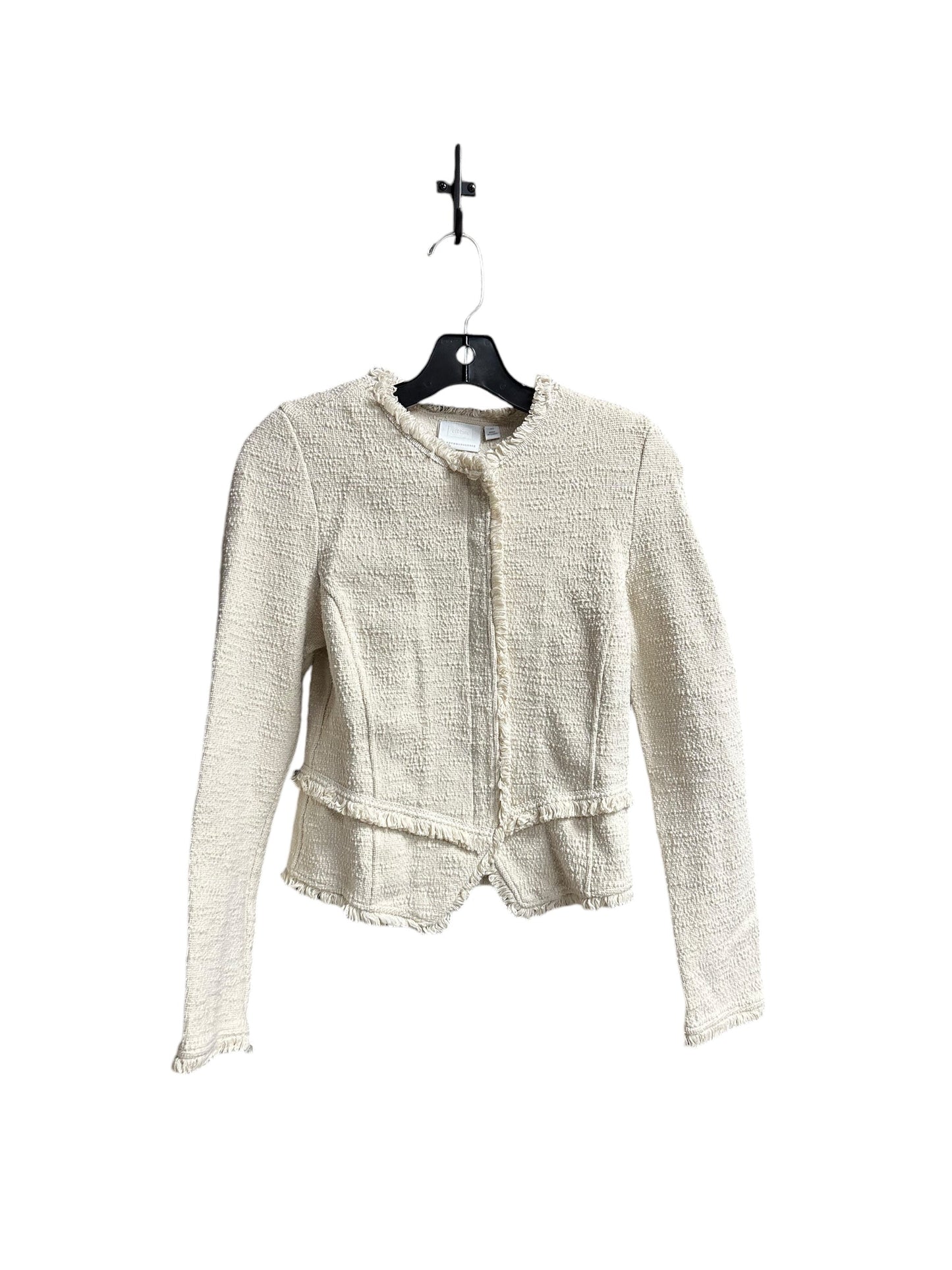 Blazer By Anthropologie In Cream, Size: Xs