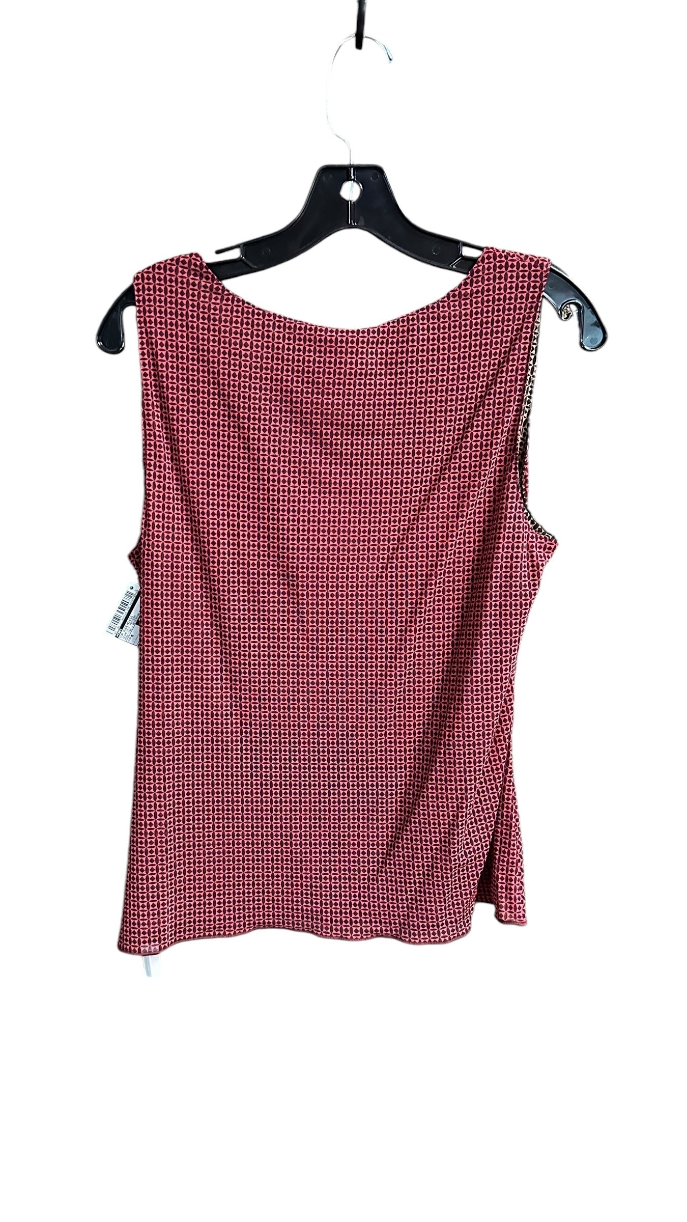 Top Sleeveless By Cabi In Geometric Pattern, Size: M