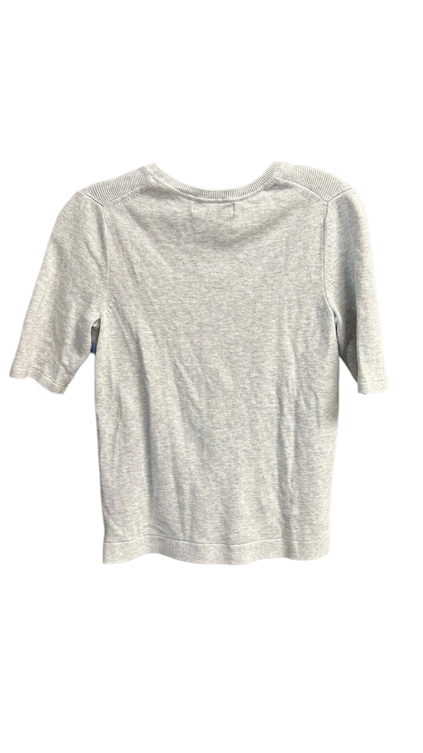 Sweater Short Sleeve By Banana Republic In Grey, Size: Xs