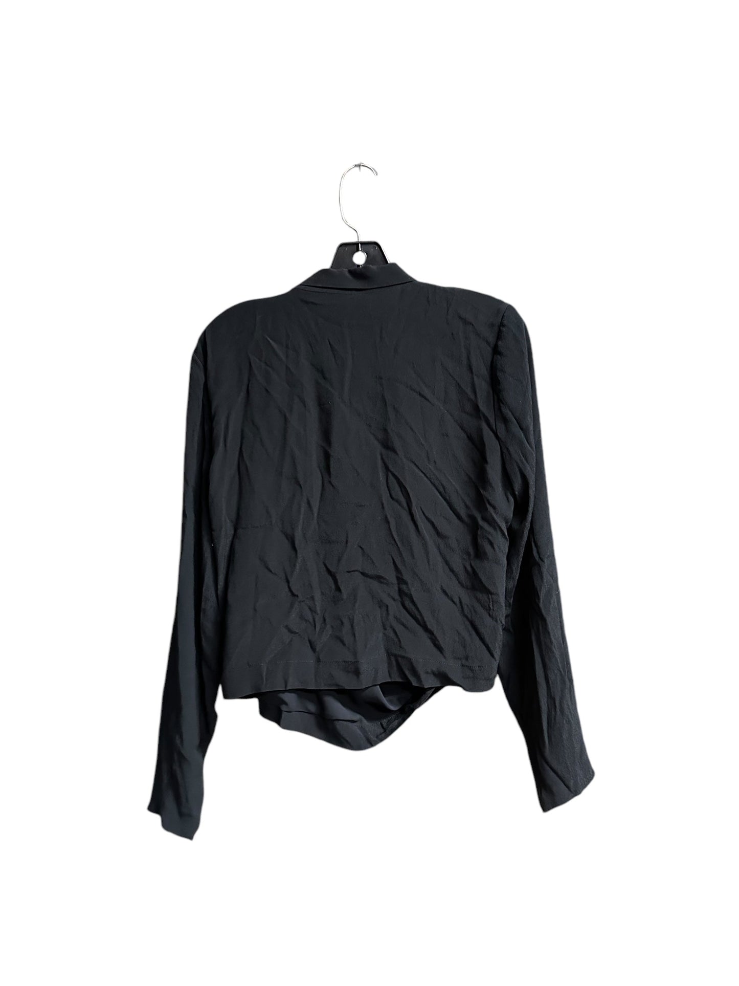 Top Long Sleeve By Anthropologie In Black, Size: M