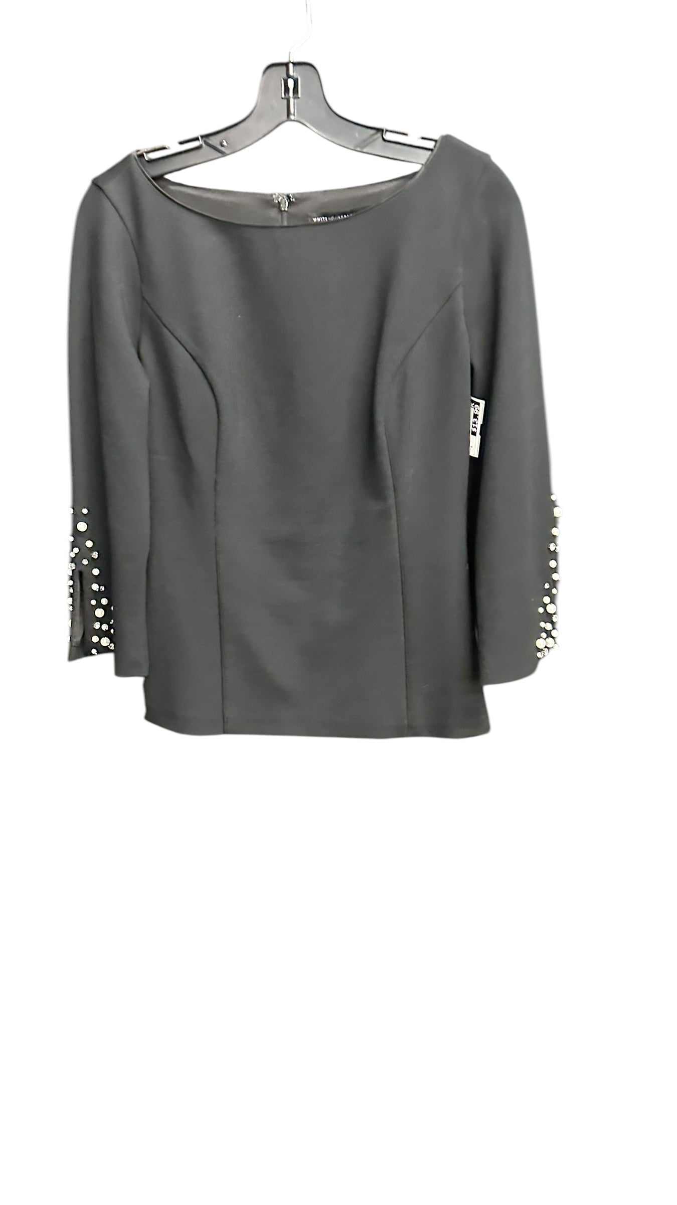 Top Long Sleeve By White House Black Market In Black, Size: S