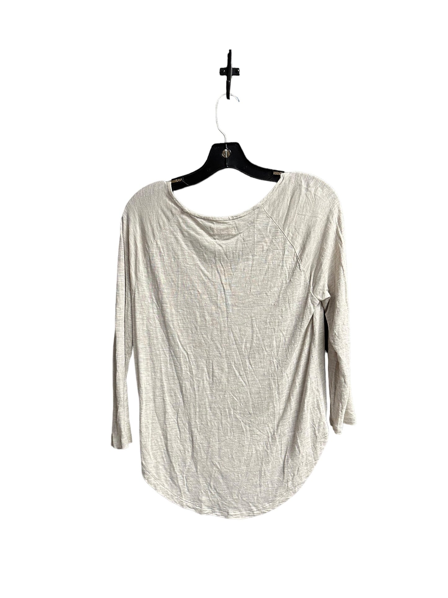 Top Long Sleeve Basic By Madewell In Tan, Size: M