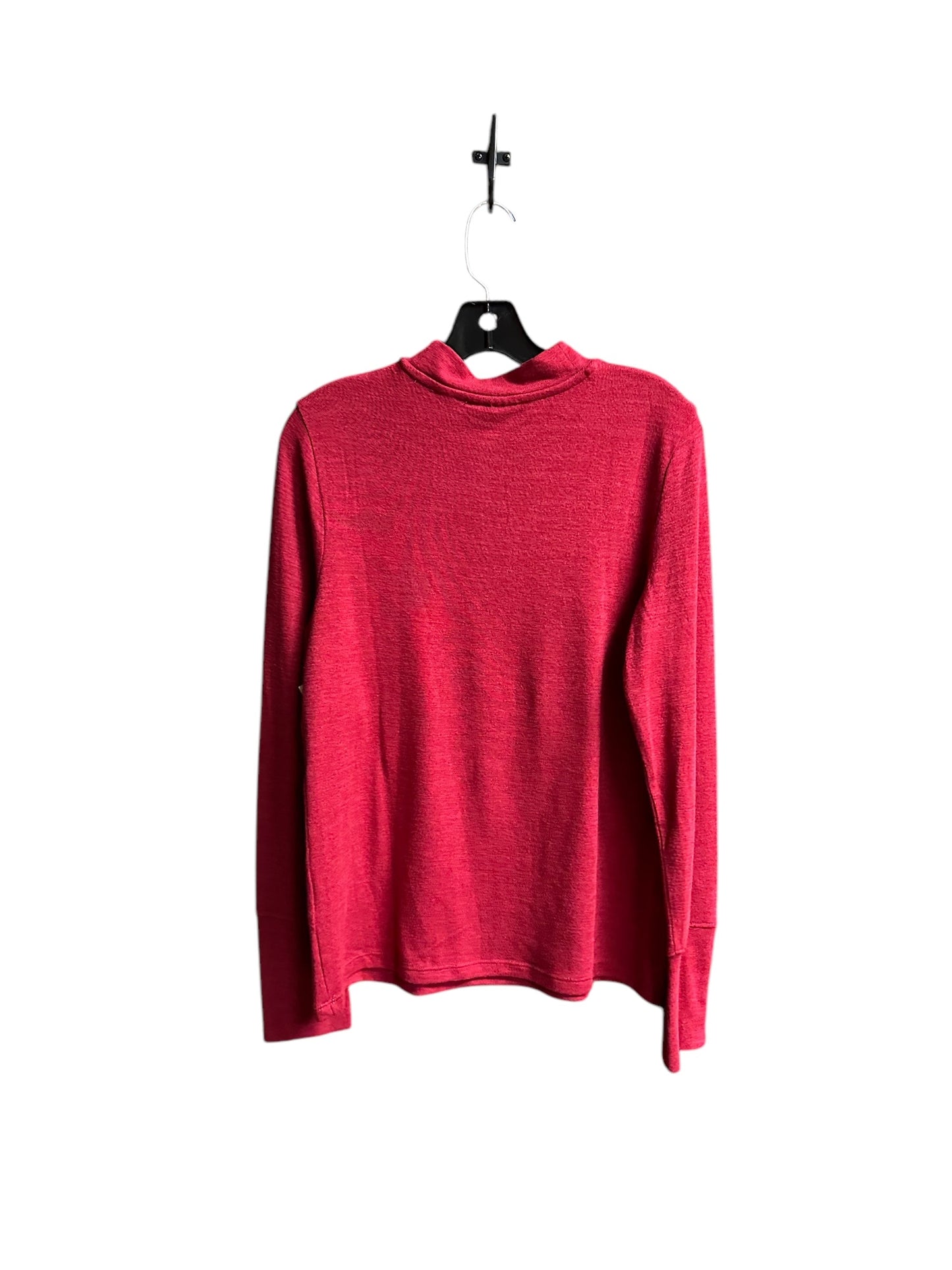 Top Long Sleeve By Rafaella In Red, Size: M