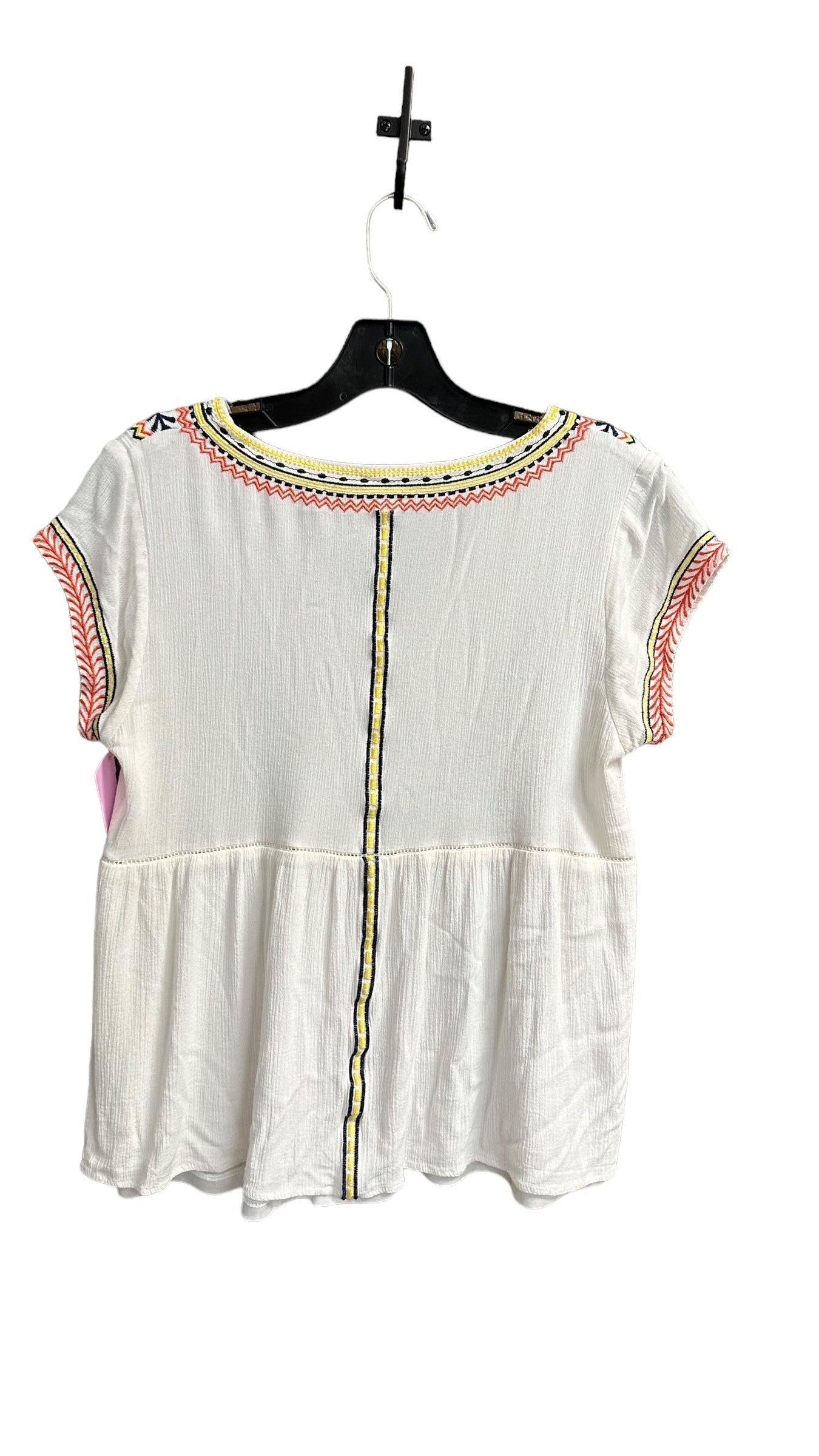 White Top Short Sleeve Thml, Size L