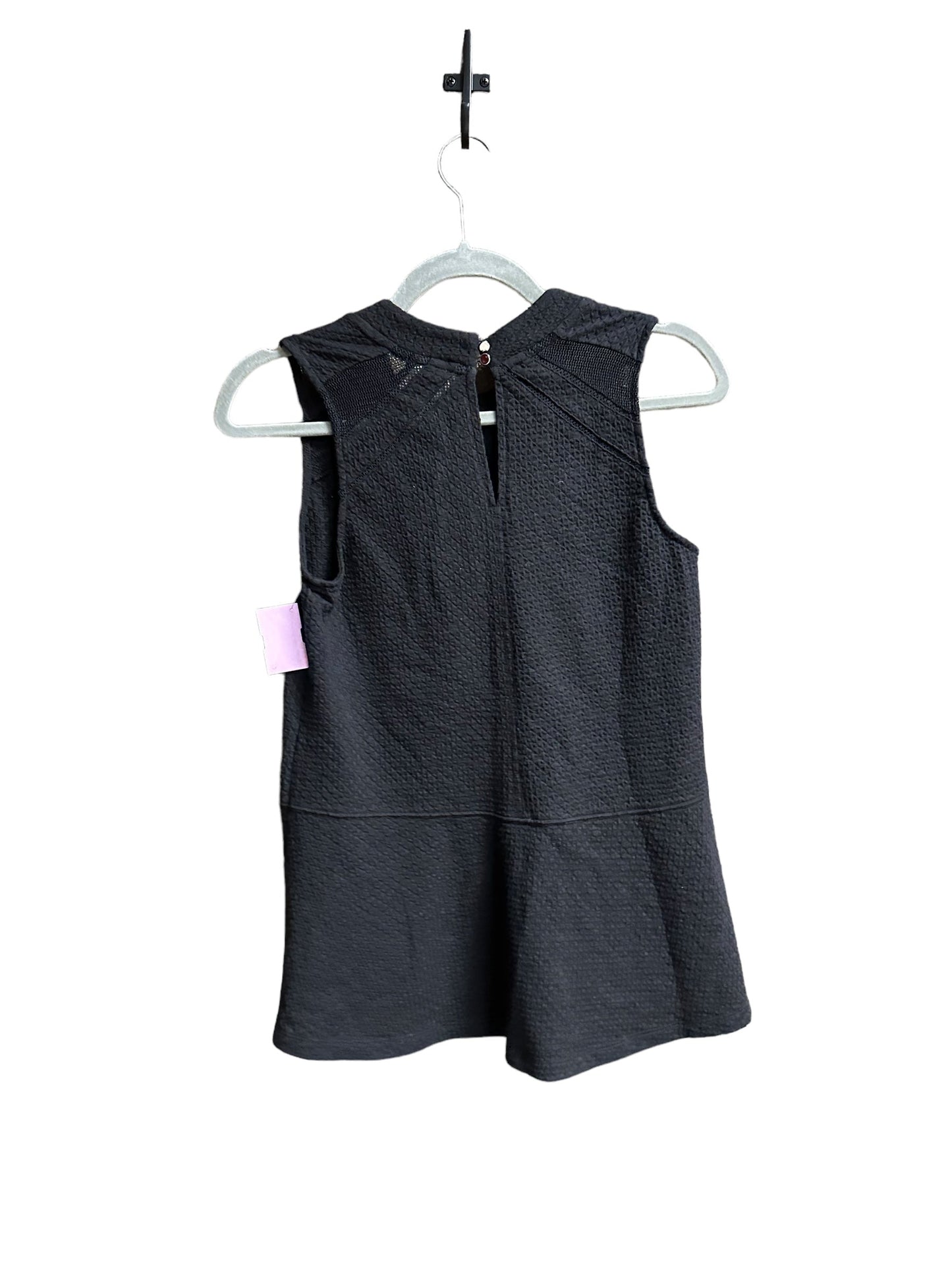 Black Top Sleeveless Deletta, Size Xs