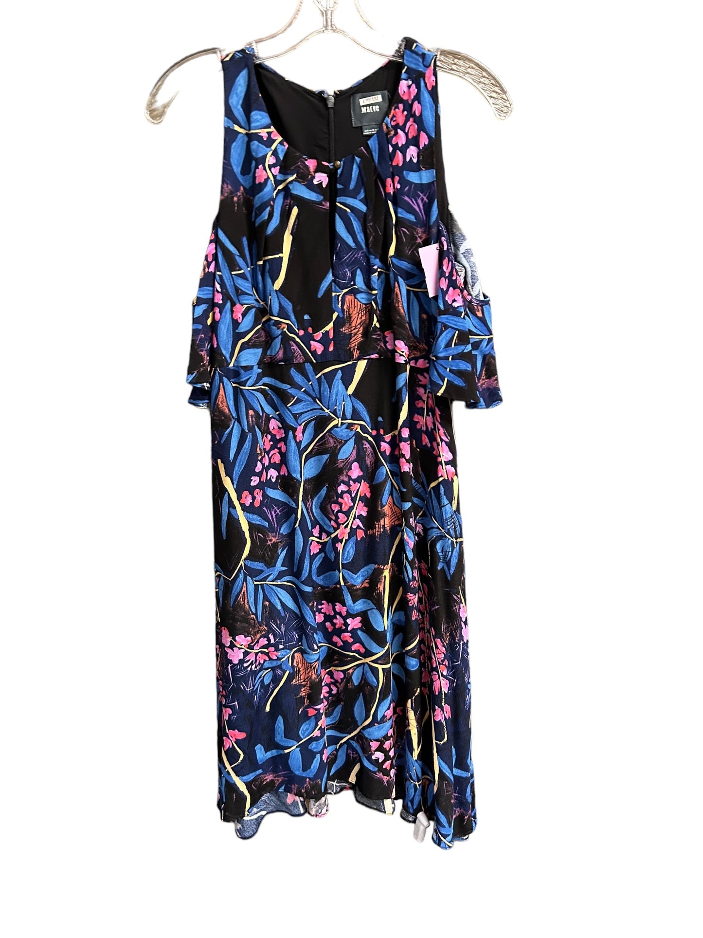 Floral Print Dress Casual Midi Maeve, Size M