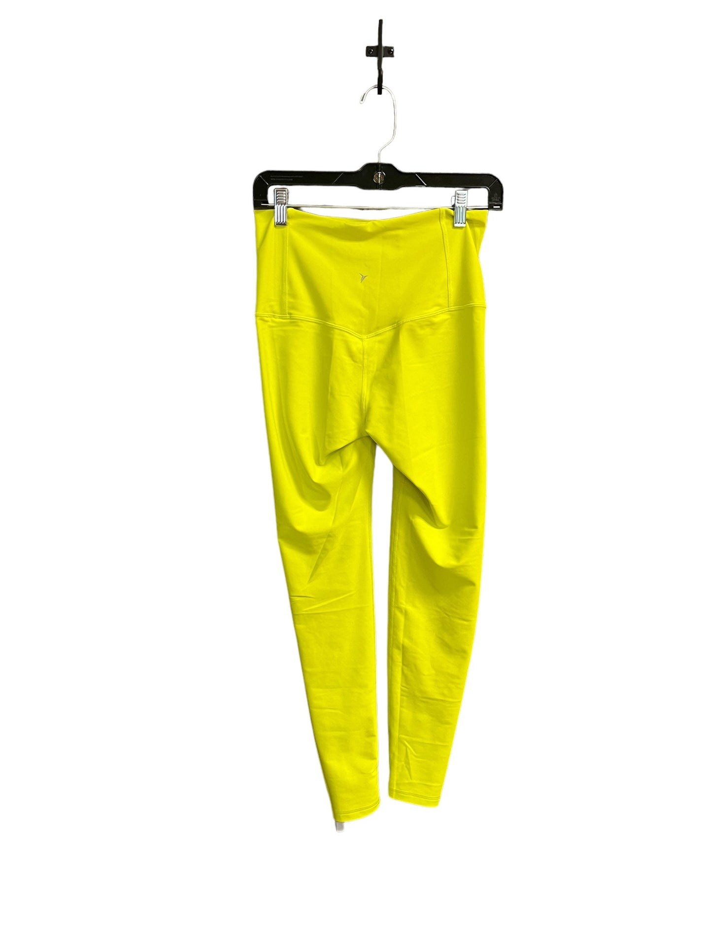 Athletic Leggings By Old Navy In Yellow, Size: M