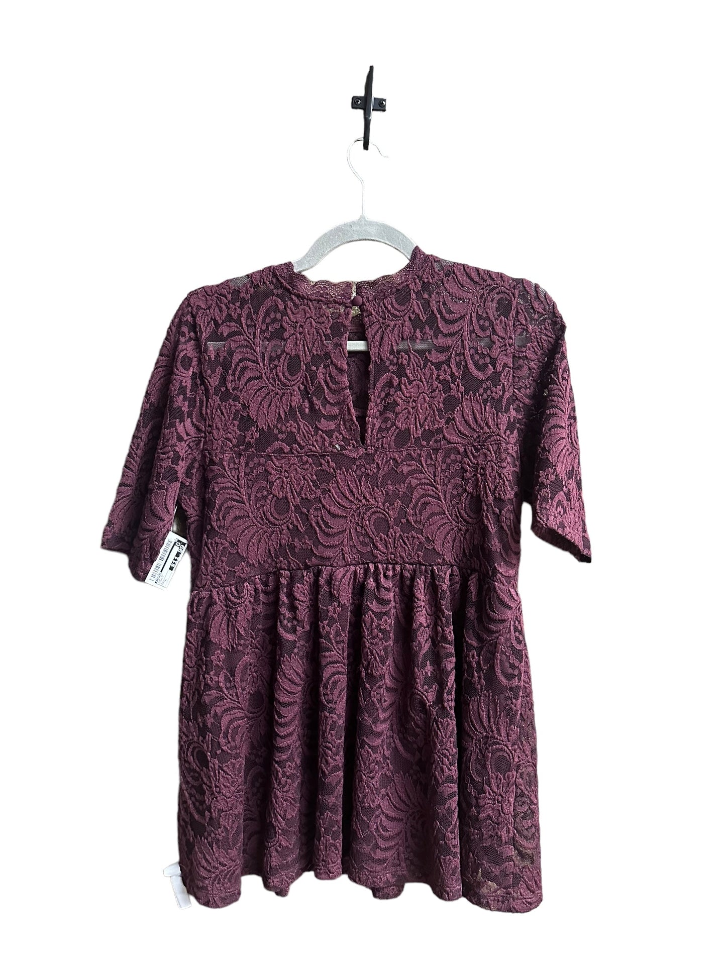 Purple Top Short Sleeve Torrid, Size L